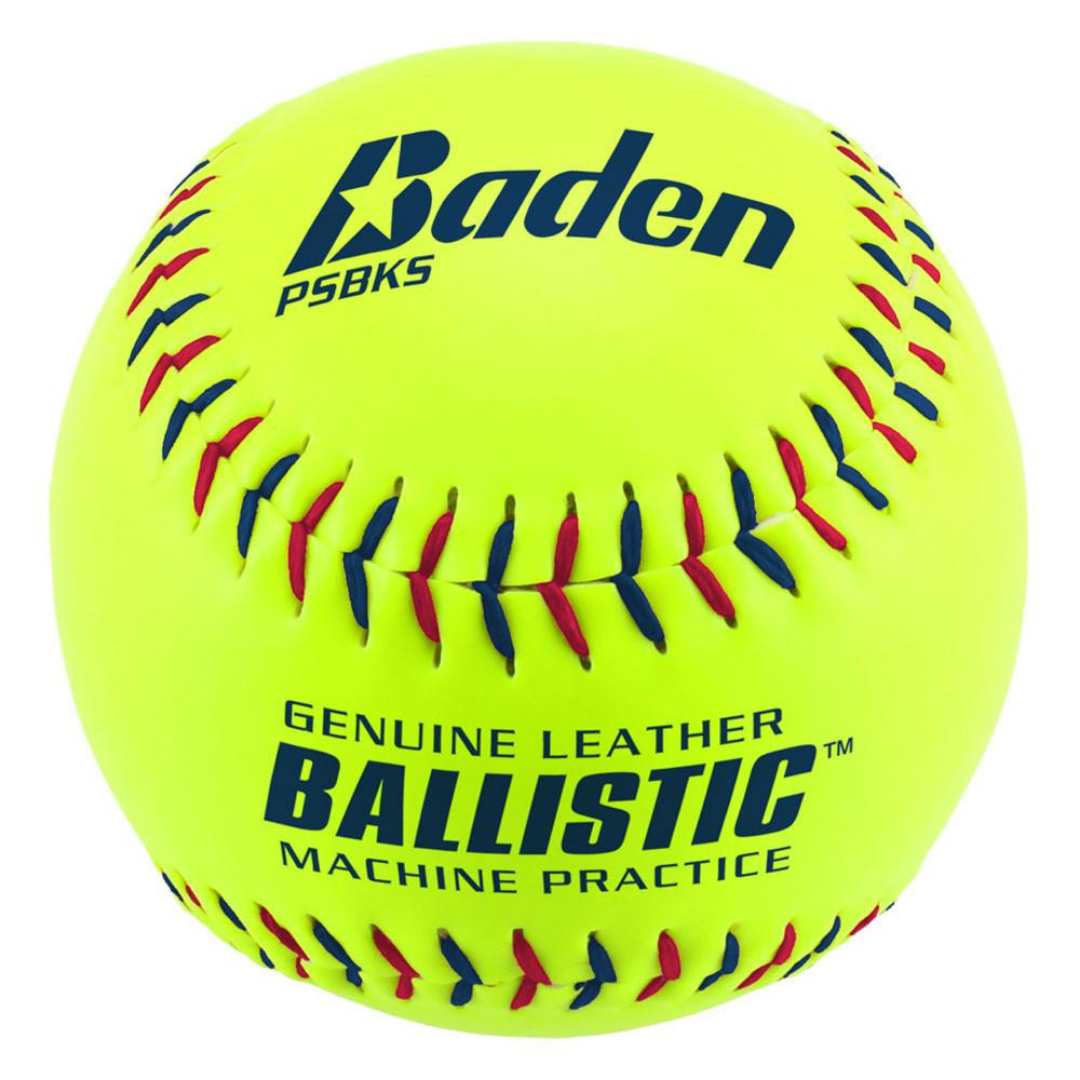Baden Ballistic Softballs & Premium Ball Bucket Bundle – (2 Dozen balls + Free Cones)