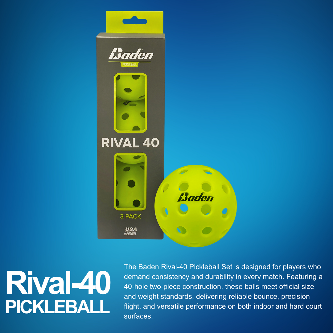 Rival 40 Pickleball (3, 12, 36 AND 99 PACKS)