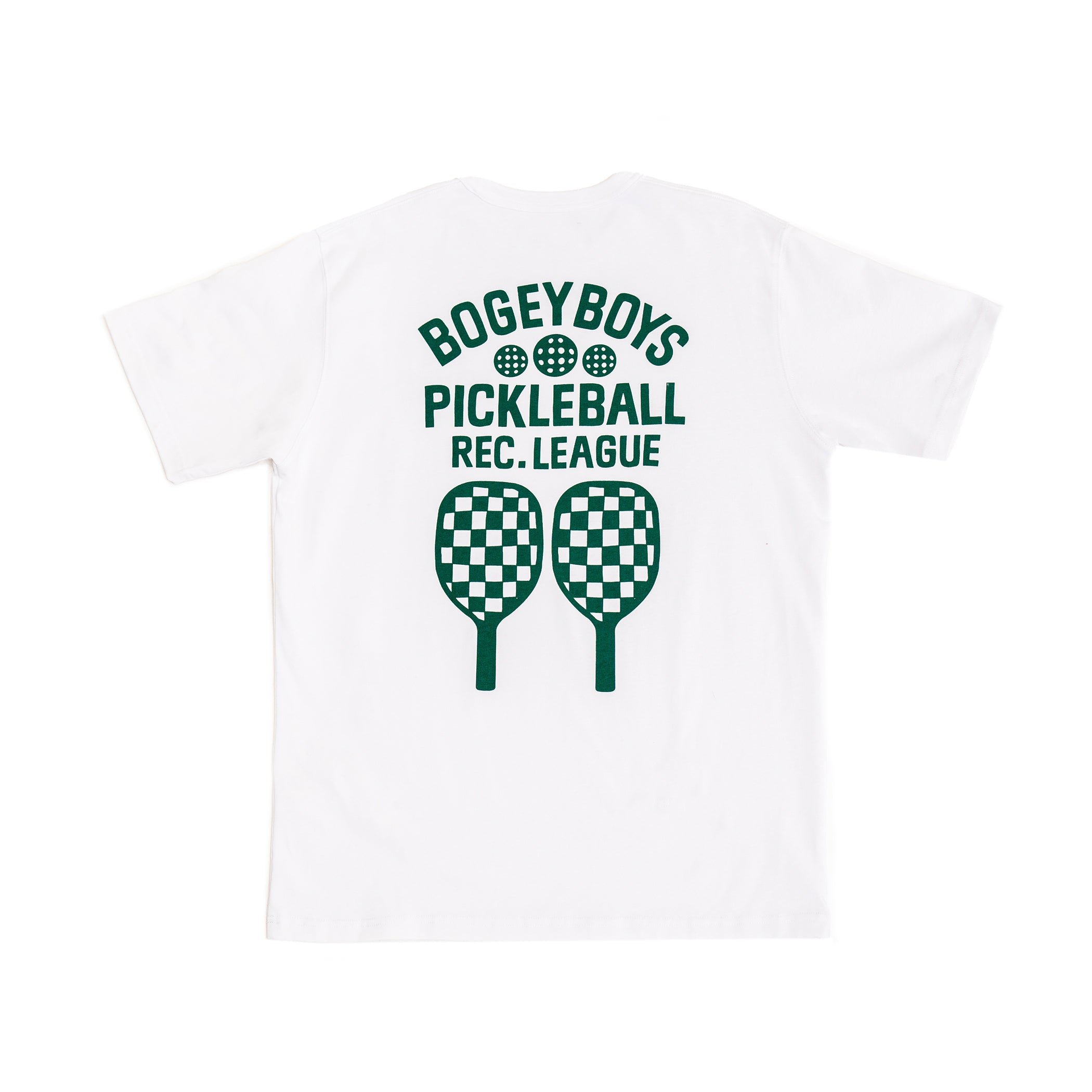 BOGEY BOYS PICKLEBALL TEE - WHITE – Baden Sports