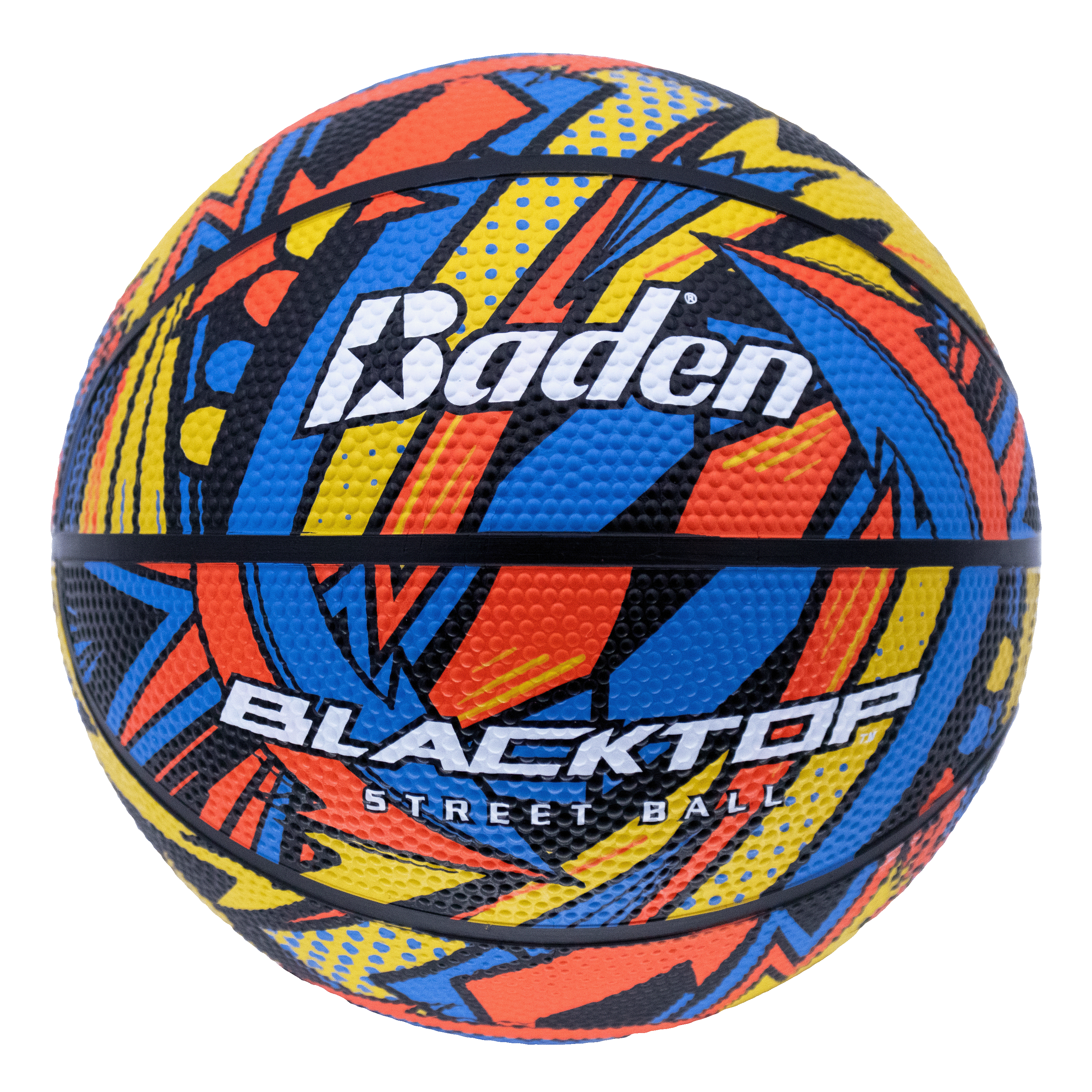 Blacktop Mini Rubber Basketball 3 Pack Set