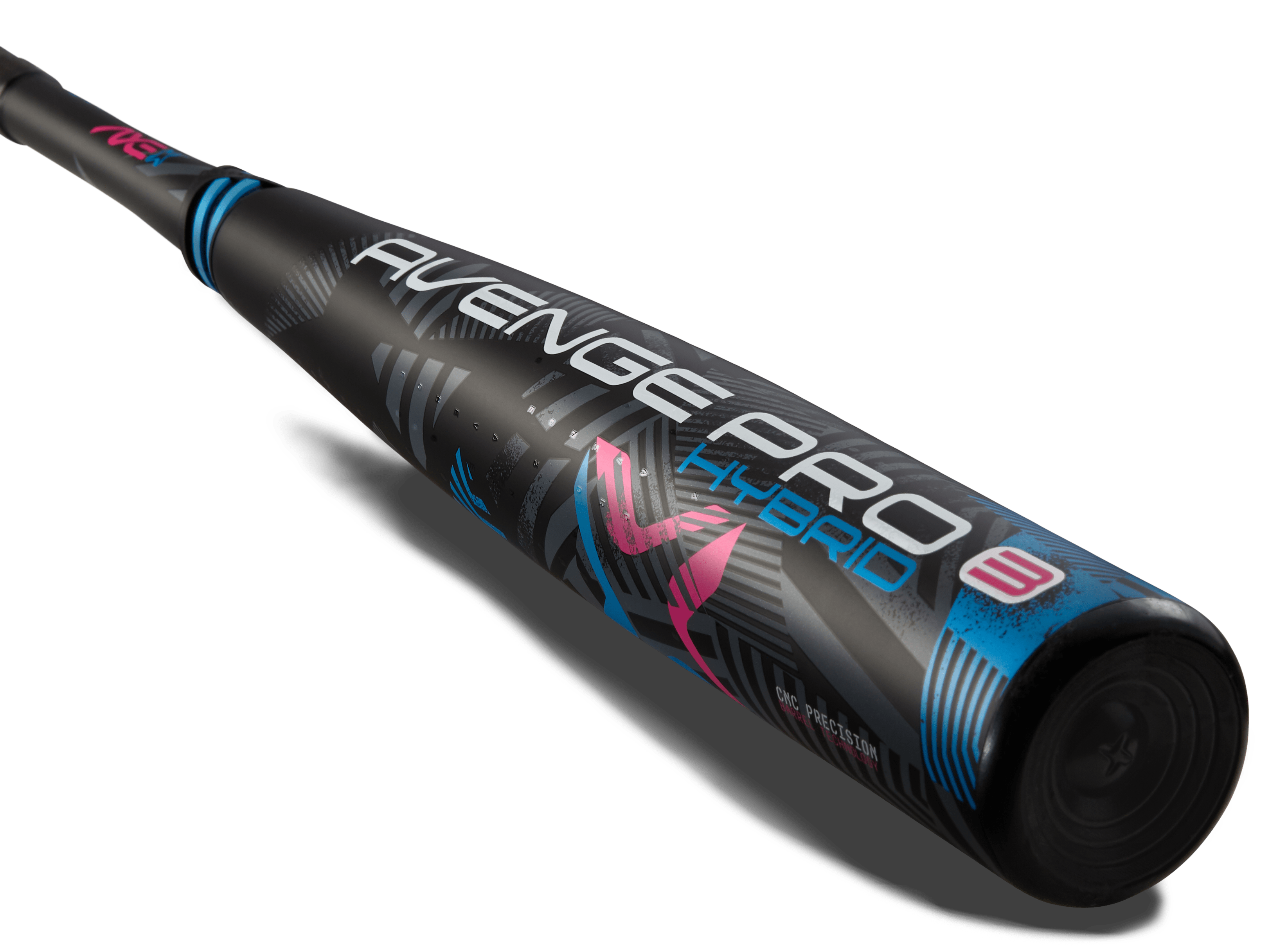 Axe Bat 2023 Avenge Pro Hybrid BBCOR Baseballschläger (-3) – 3-teilige Legierung/Composite, Rot/Schwarz/Gold