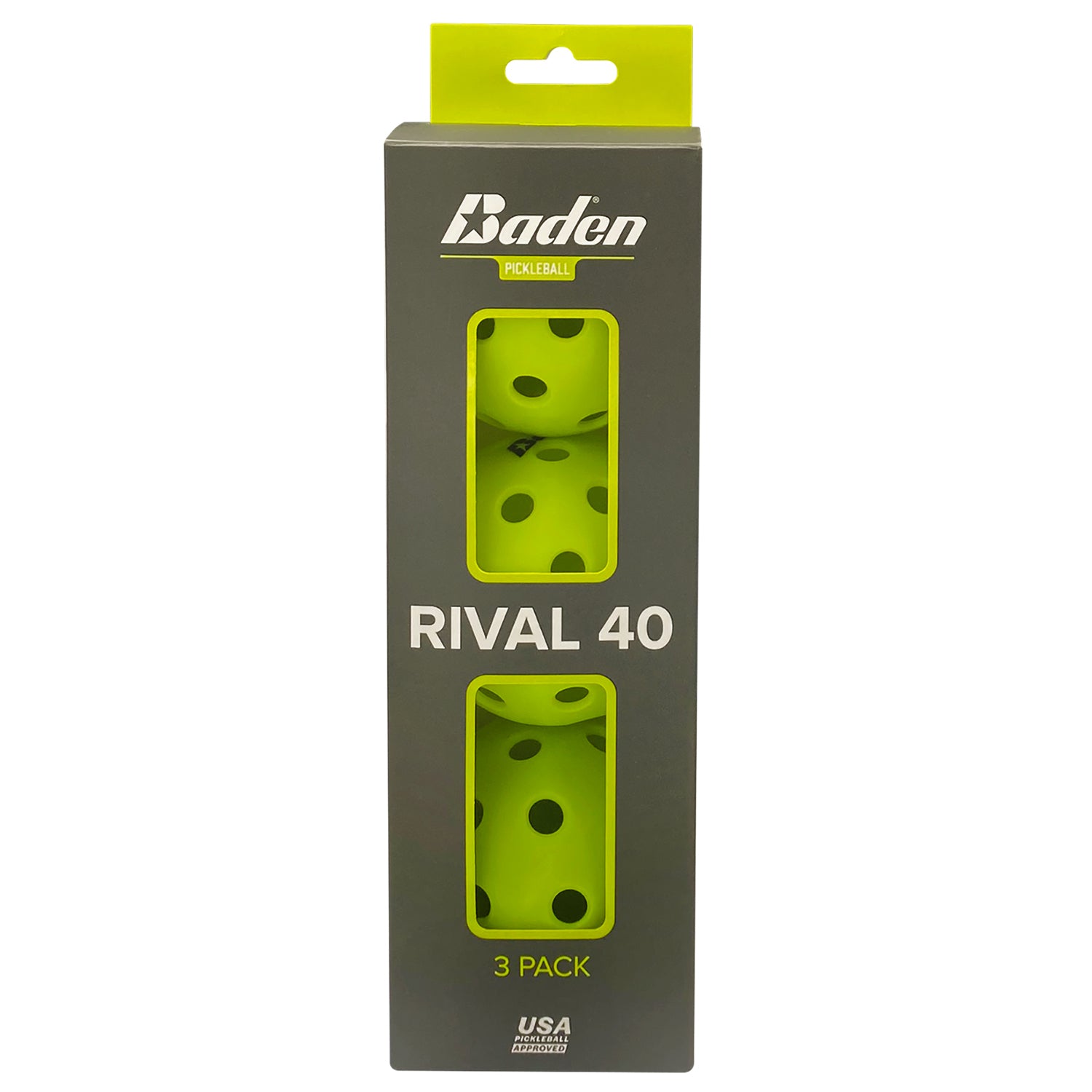 Rival 40 Pickleball 3-Pack – Baden Sports