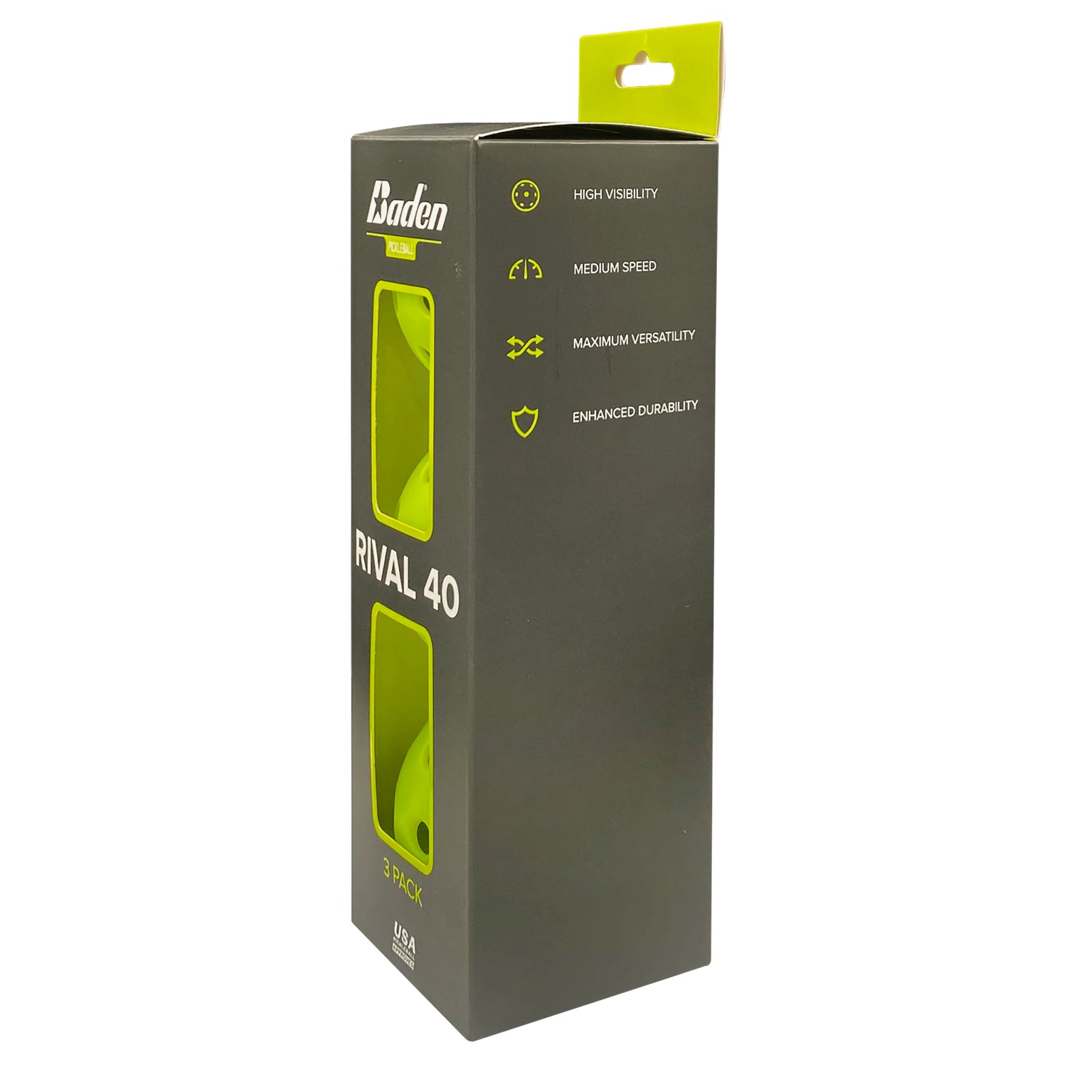 Rival 40 Pickleball 3-Pack – Baden Sports