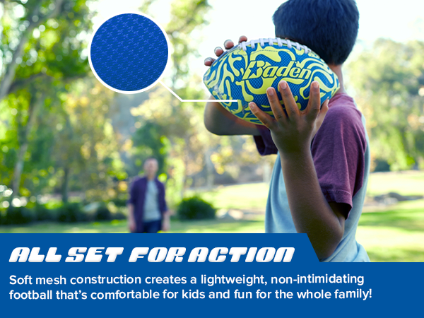 ZippGripp Mini Football – Tacky Grip, Pool & Backyard Play