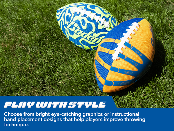 ZippGripp Mini Football – Tacky Grip, Pool & Backyard Play