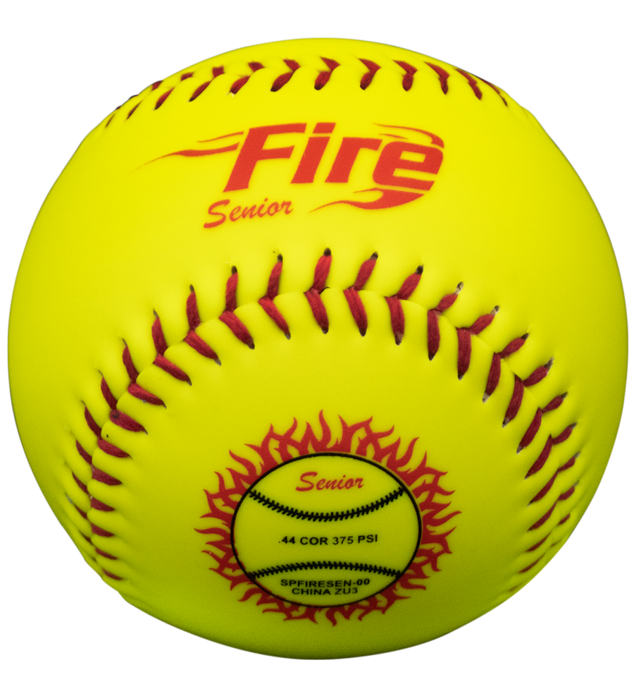 Fire Senior Slowpitch Softballs - 1 Dozen